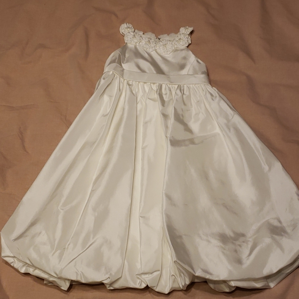 Ivory flower girl dress